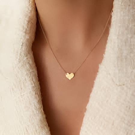 Charming Heart Pendant Necklace