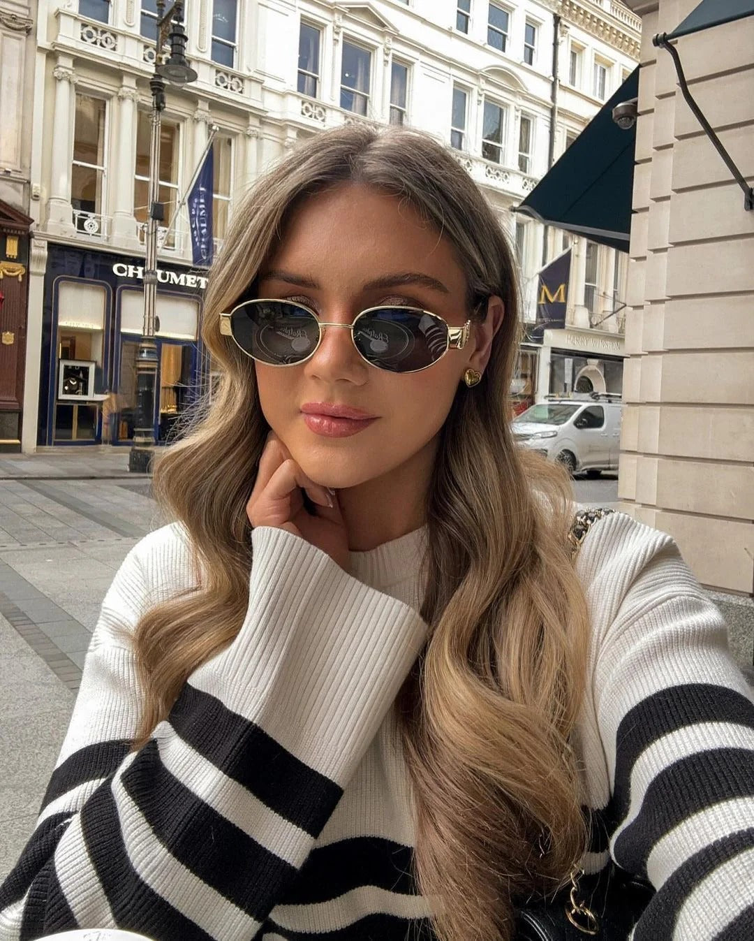 Punk Round Oval Fashion Glasses