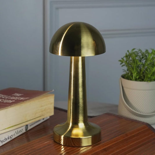 Modern Mushroom Table Lamp – Rechargeable Touch Control LED with 3 Color Modes