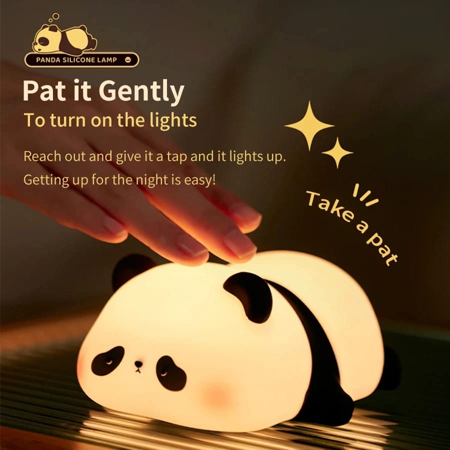 Cute Silicone Panda Lamp - Rechargeable