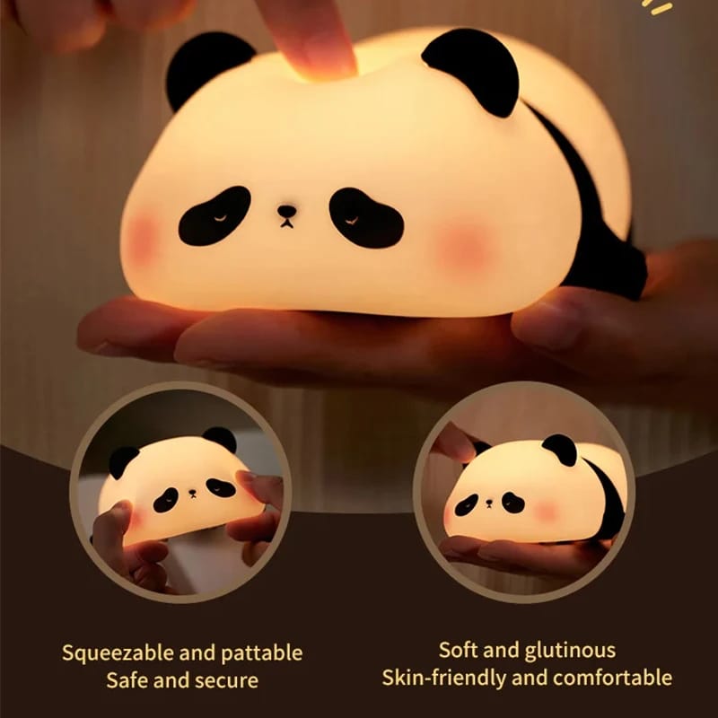 Cute Silicone Panda Lamp - Rechargeable