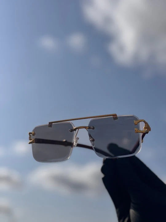 Luxury UV Leopard Pattern Glasses