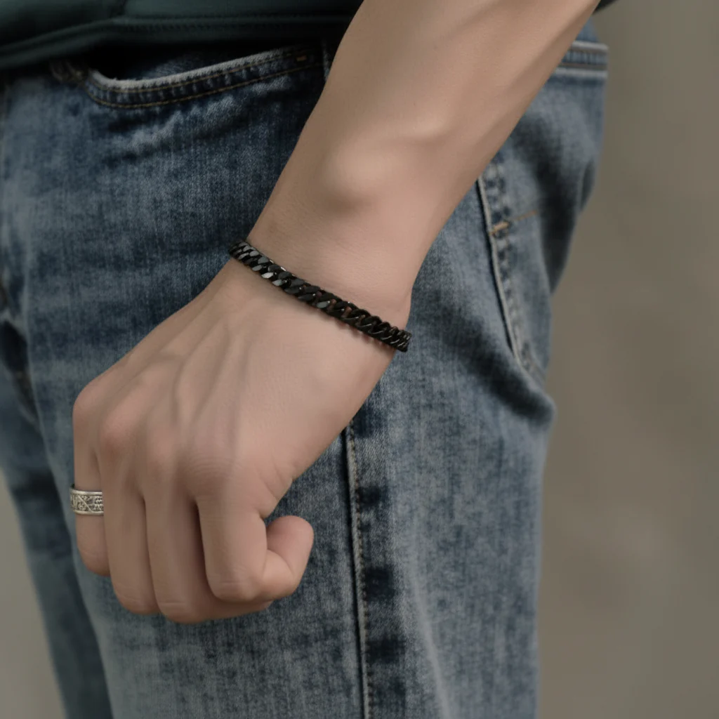 Cuban chain Link 5mm Bracelet