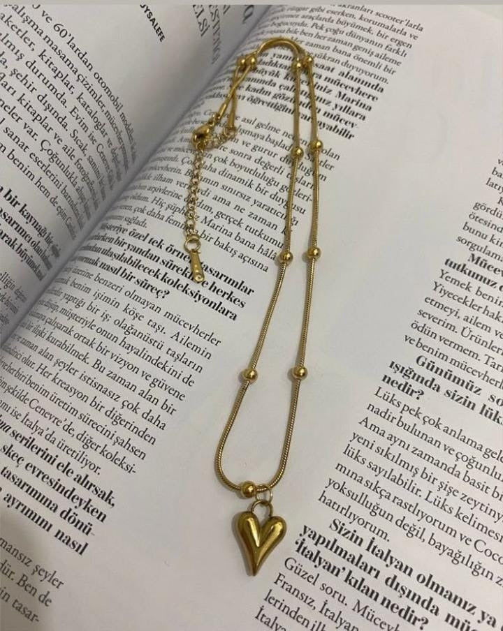 Heart Pendant | Stainless Steel Necklace | Steel Pendant | heart necklace for girls |
