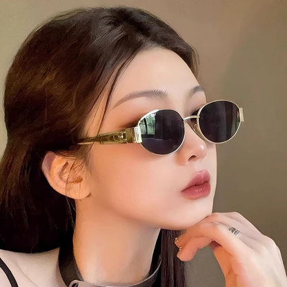 Punk Round Oval Fashion Glasses