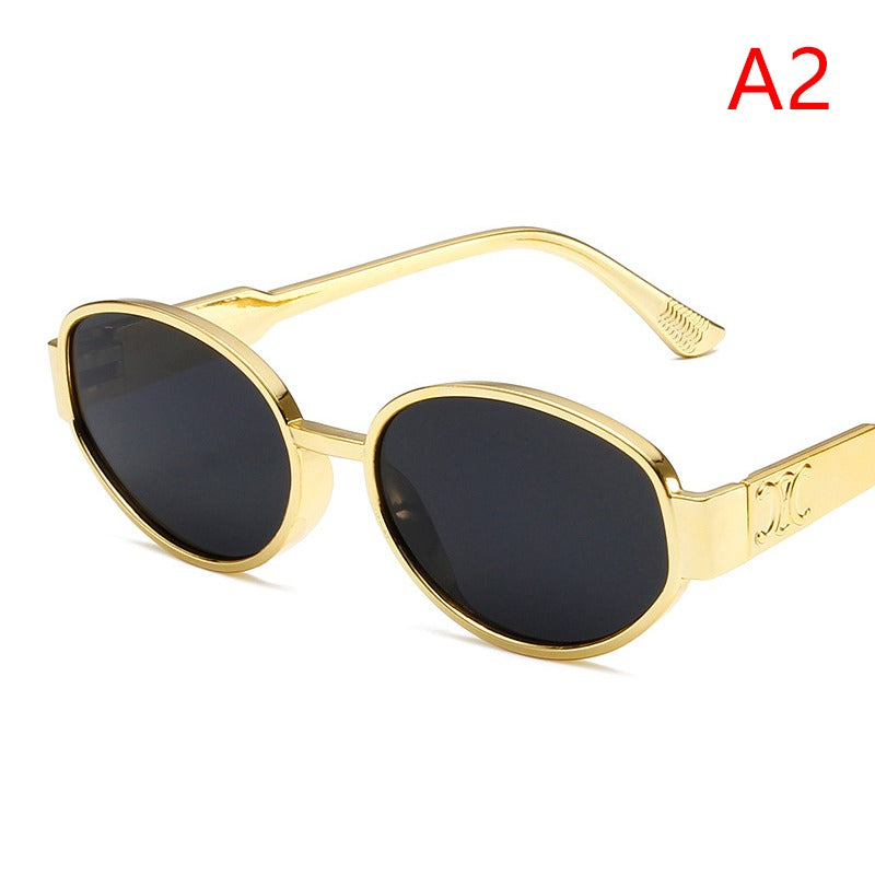 Punk Round Oval Fashion Glasses